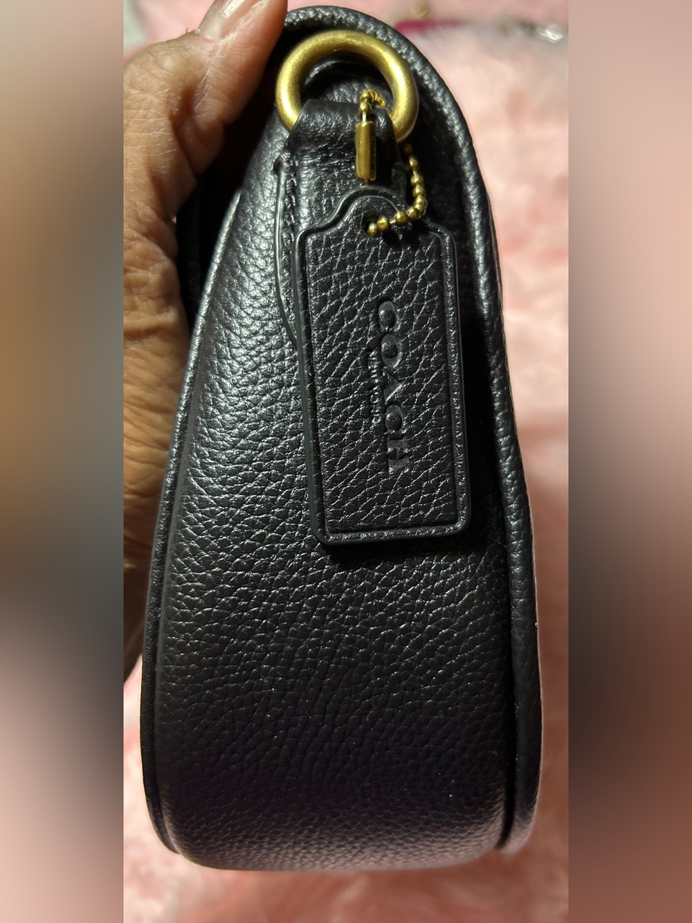 Coach Willow Saddle Bag/Black - Picture 4 of 12